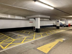 disabled parking spaces added 